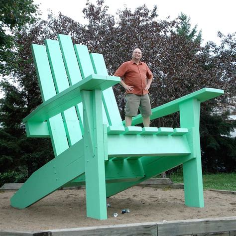 oversized adirondack chair plans